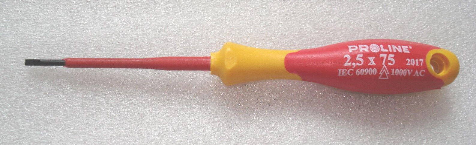 Screwdriver minus For terminal blocks Proline PROFIX 1000VAC molybdenum-chromium