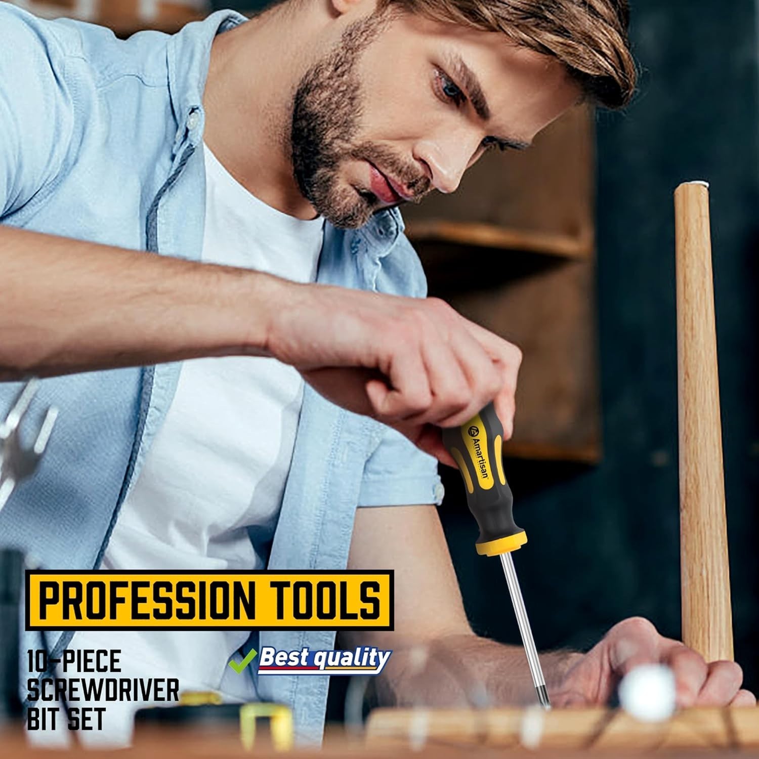 10piece Magnetic Screwdrivers Set 5 Phillips And 5 Slotted Tips Professional Cus