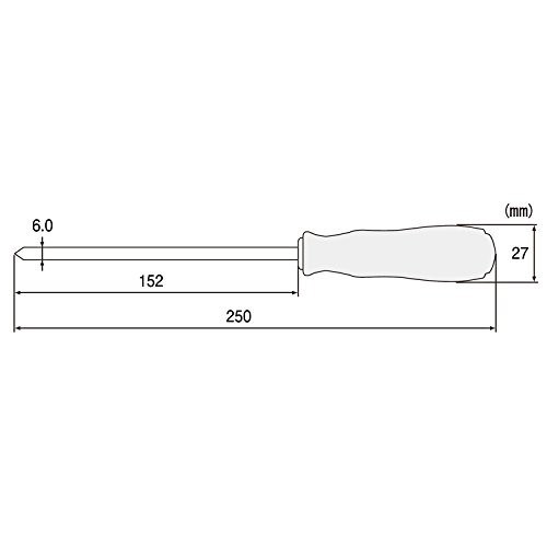 Engineer Strong Through-Through Driver -0.25 x 6.0 inches (6.35 x 152 mm) DI-12