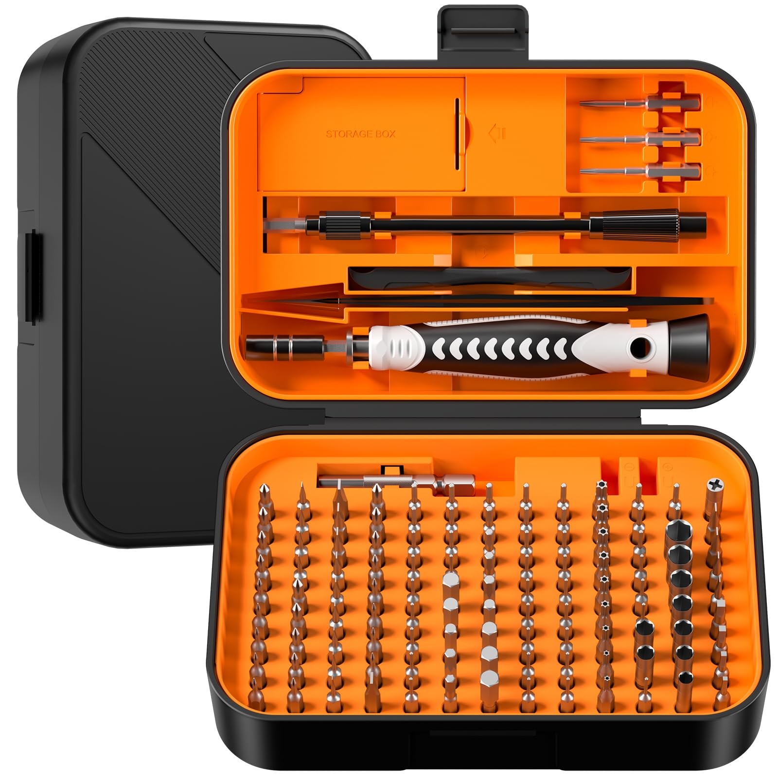 RARTOP Precision Screwdriver Set, 130 in 1 with 120 bits Repair Tool Steel