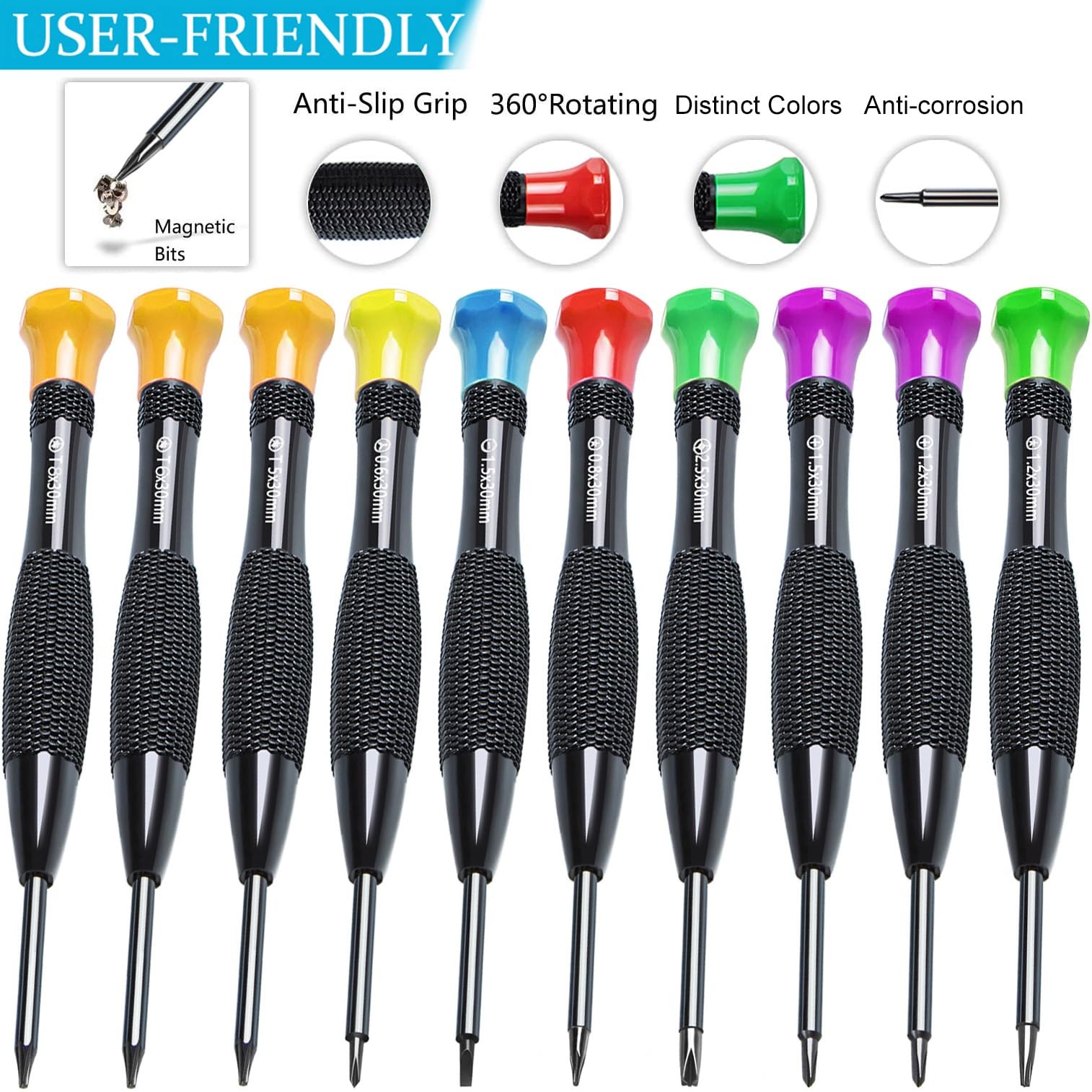 Warmstor 24Pcs Electronics Repair Tool Kit with Precision