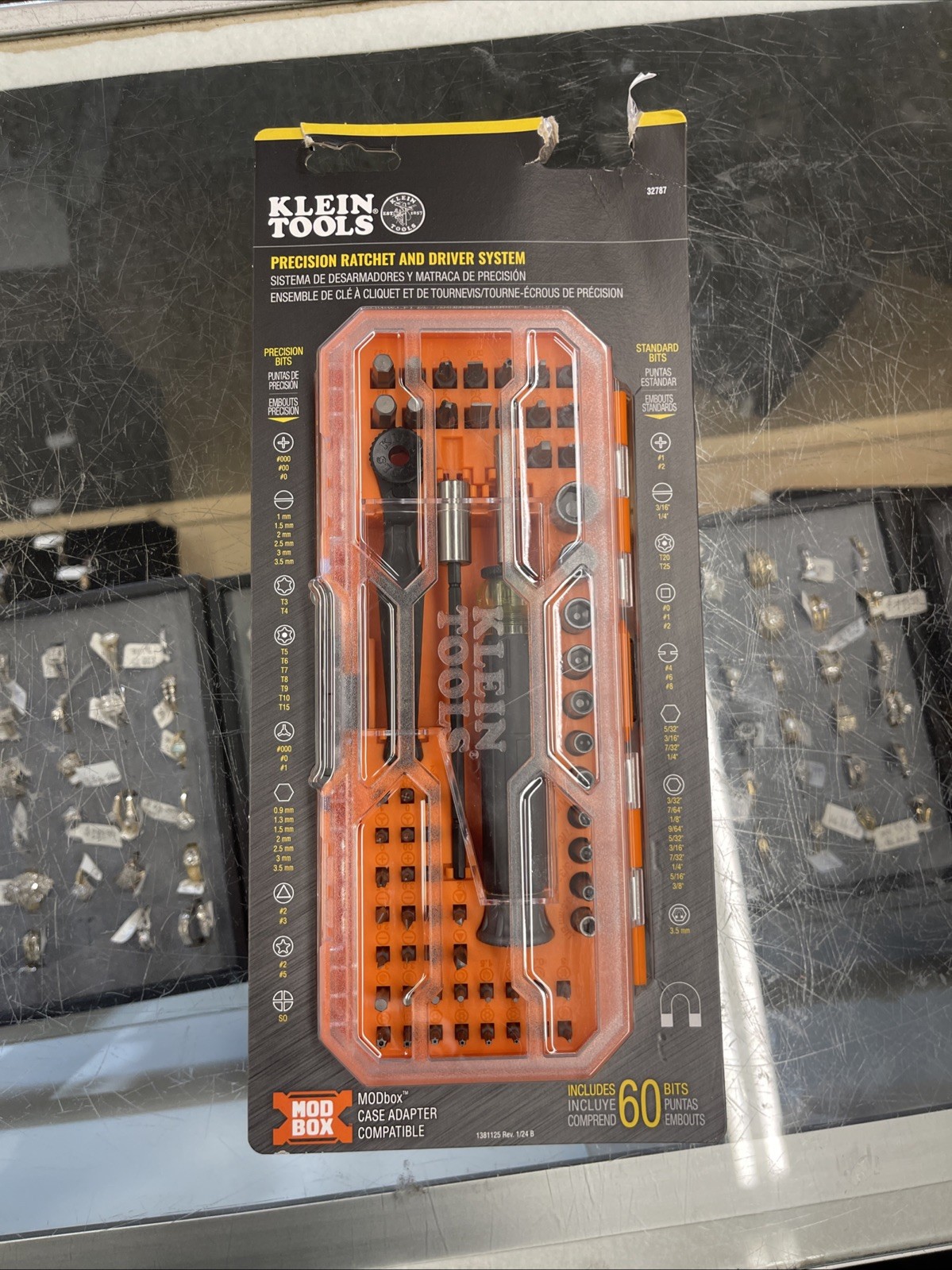 32787 64-Piece Micro-Ratchet Bit Precision Driver Set with Modular Case, Magneti