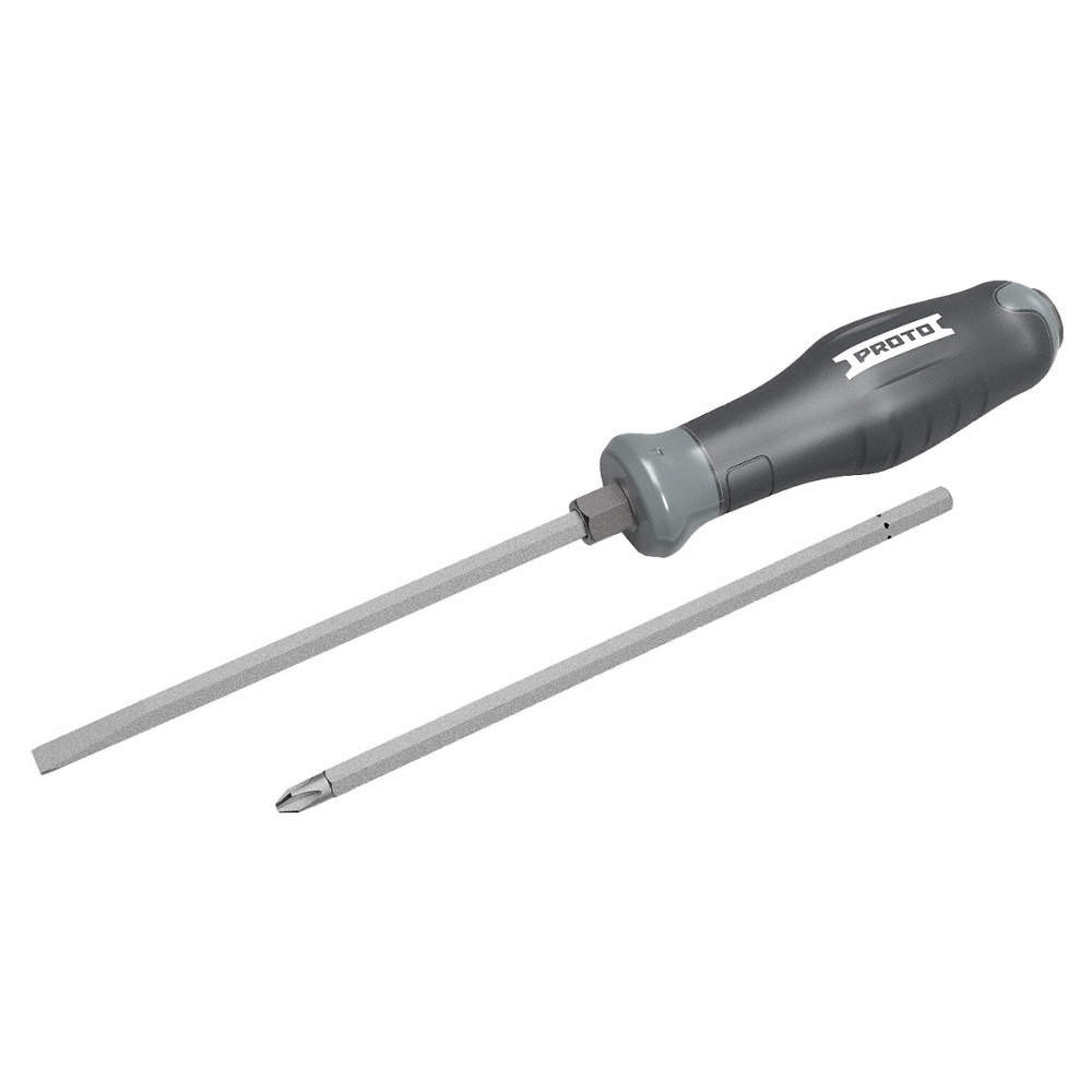 PROTO J9326 Multi-Bit Screwdriver,8 Number of Tips 787D12