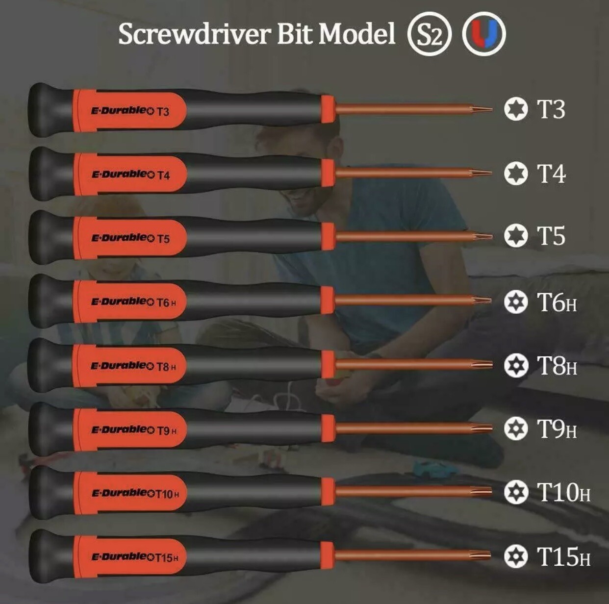 Screwdriver tool set Pocket Folding Knife Kit for TACTICAL Security Star Screws