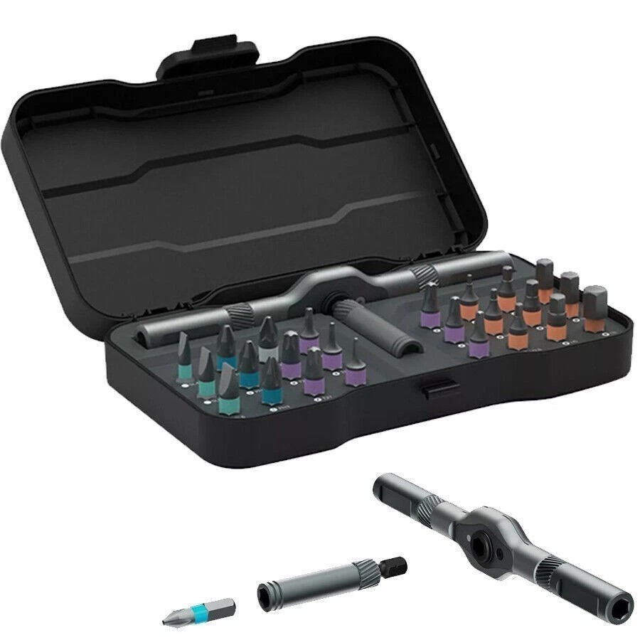 24 in 1 Magnetic Screwdriver Set Multi Bit Magnetic DIY Ratchet Screwdriver Set