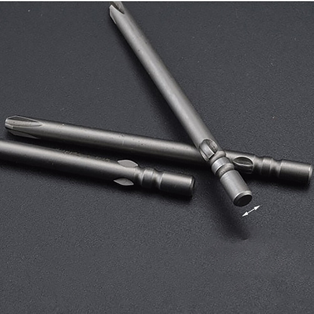 60/100mm Phillips Screwdriver Bits High Torque Insert Driver 4mm Round Shank