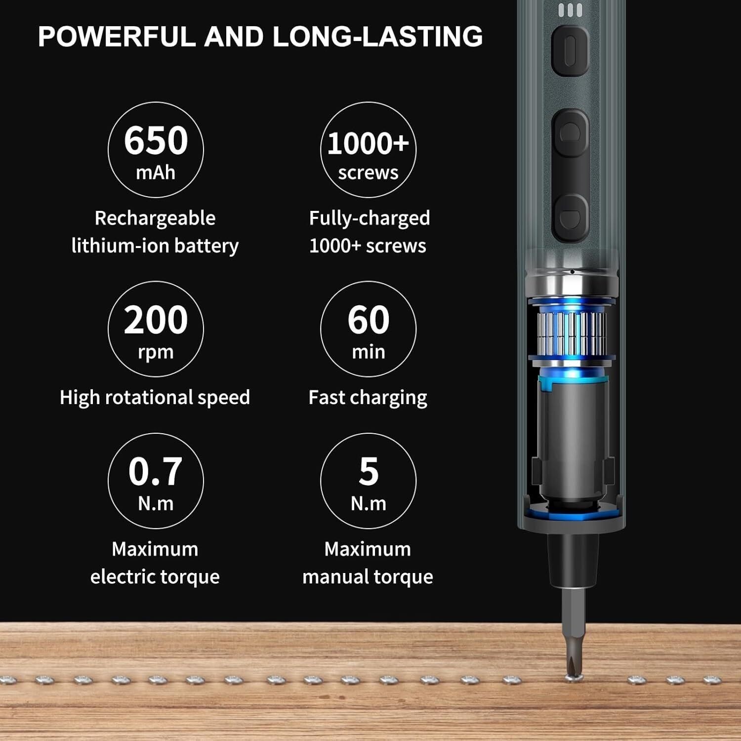 Mini Electric Screwdriver Set 155 in 1 Small Electric Screwdriver Cordless