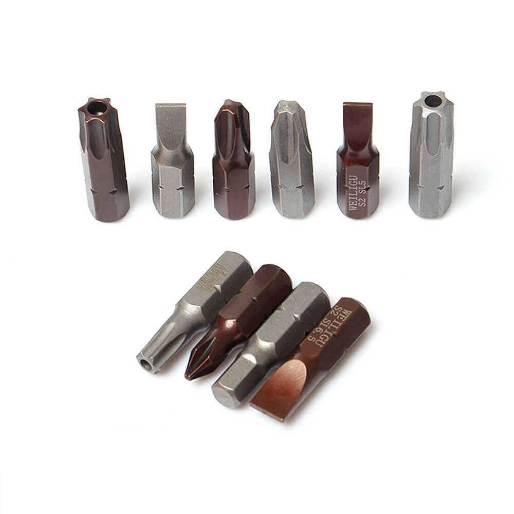 Hexagonal Phillips Flat Head Plum Blossom Short Screwdriver Head Length 25mm