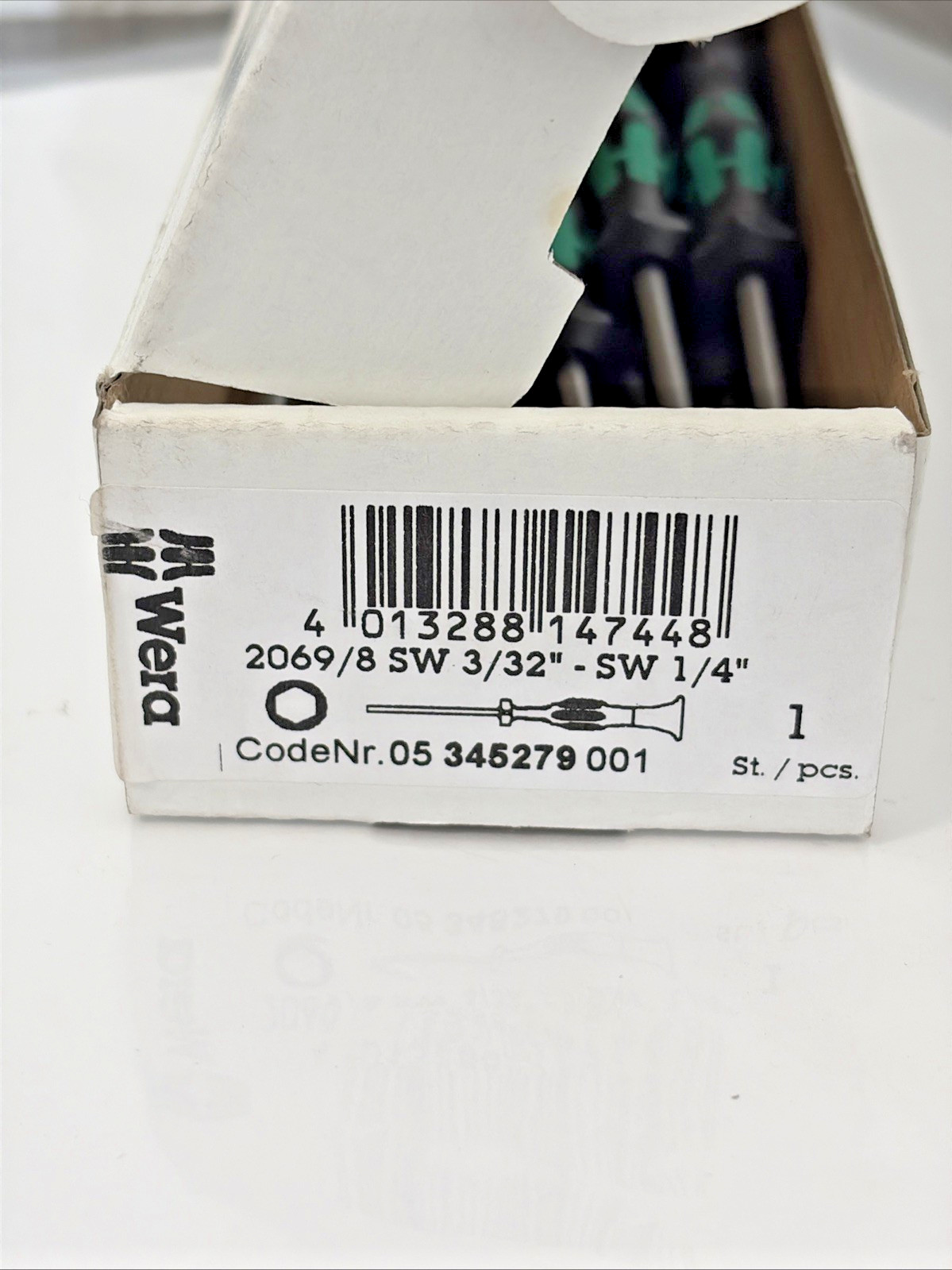 Wera 345279 Kraftform Micro SAE Precision Nut Driver Set