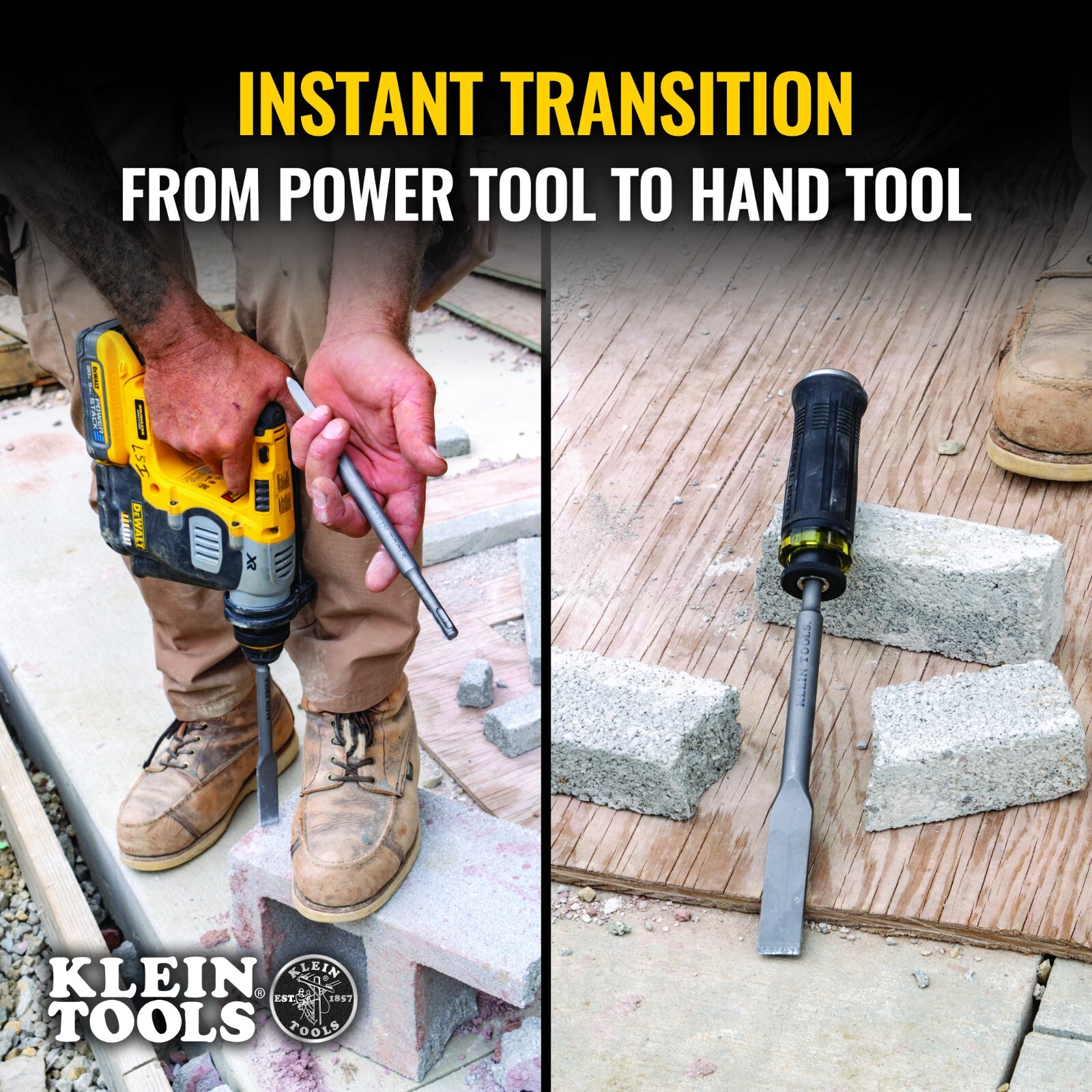 Klein Tools 32755SD SDS Demolition Driver Set, 6 Pc.