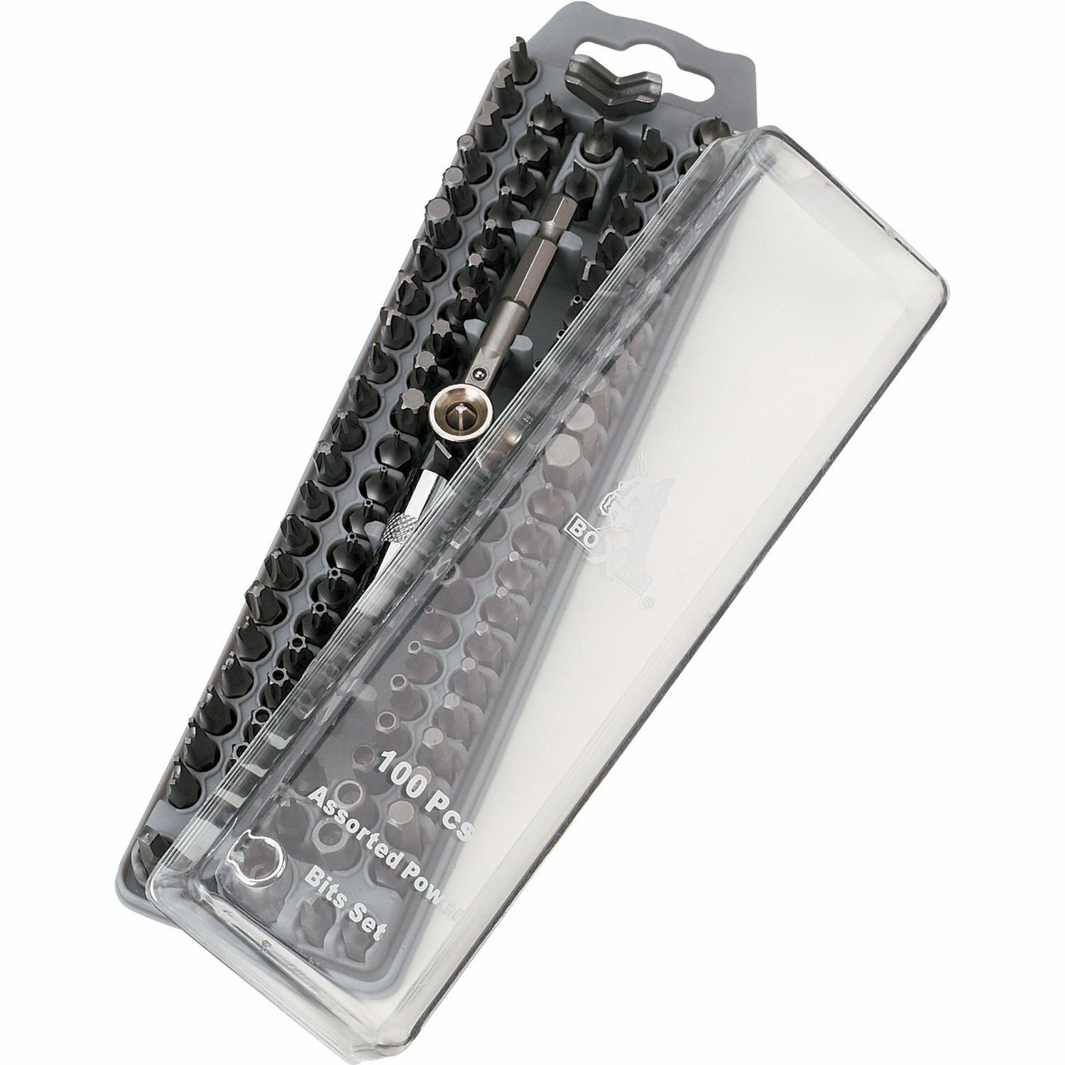 Boxer Tools 100 Pc 1/4″ Assorted Bits Set, BX100