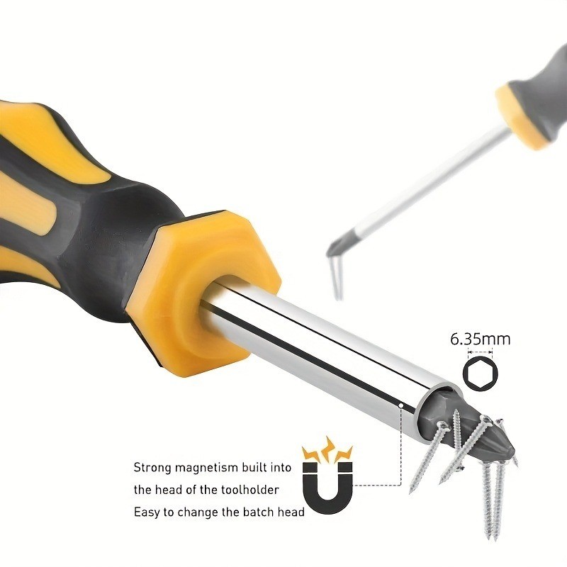 43 pcs magnetic screwdriver set with magnetizing and demagnetizing tools