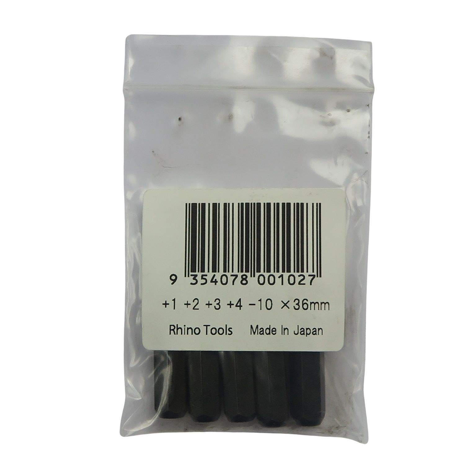 5/16″ JIS Impact Screwdriver Bits | Made in Japan | +1 +2 +3 +4-10 36mm long