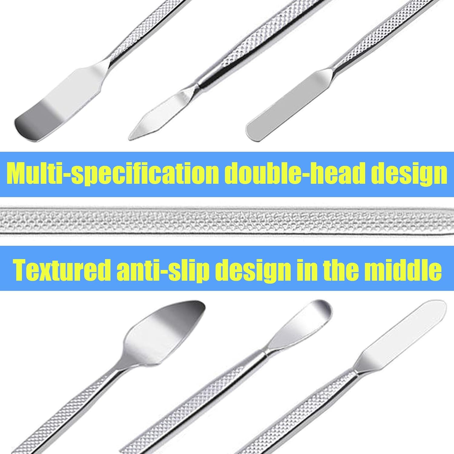 6 Piece Metal Spudger Pry Tool Kit for Electronics Repair with Laptop, Cell Phon