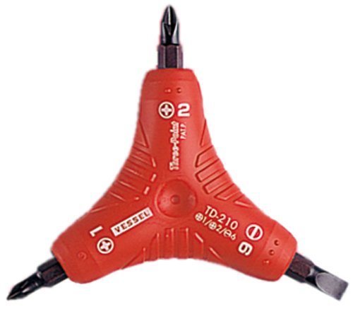 VESSEL 3-Point Three Point Screwdriver Driver TD250Y TD220B TD240G TD-210