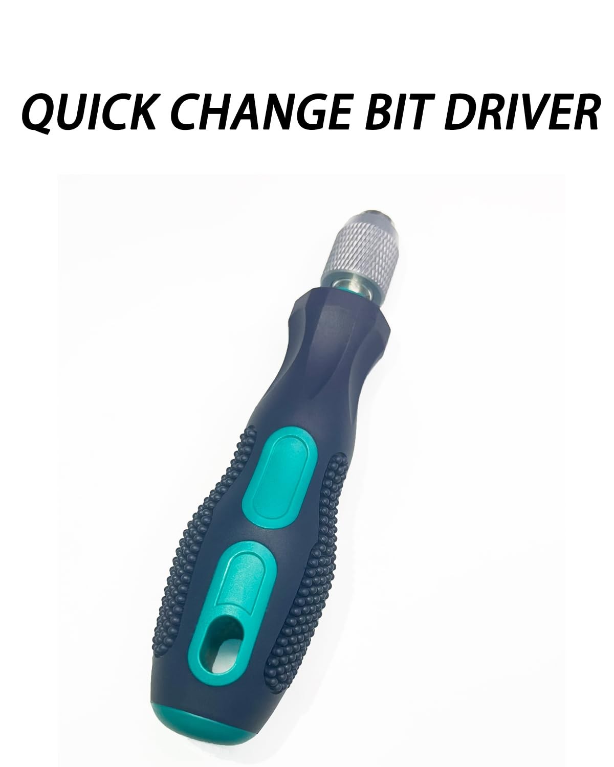 1/4″ Bit Driver Handle, 1/4 inch Hex Quick Release Green + Blue