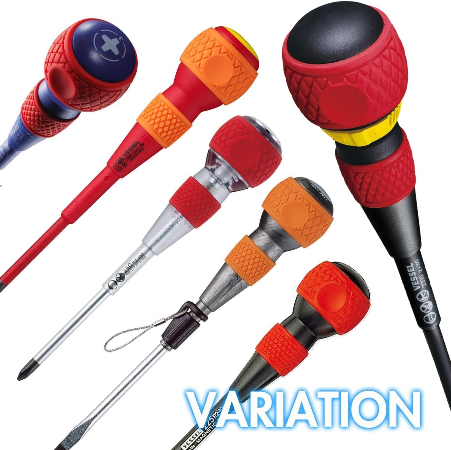 220 Ball Grip +2×100 JIS Screwdriver