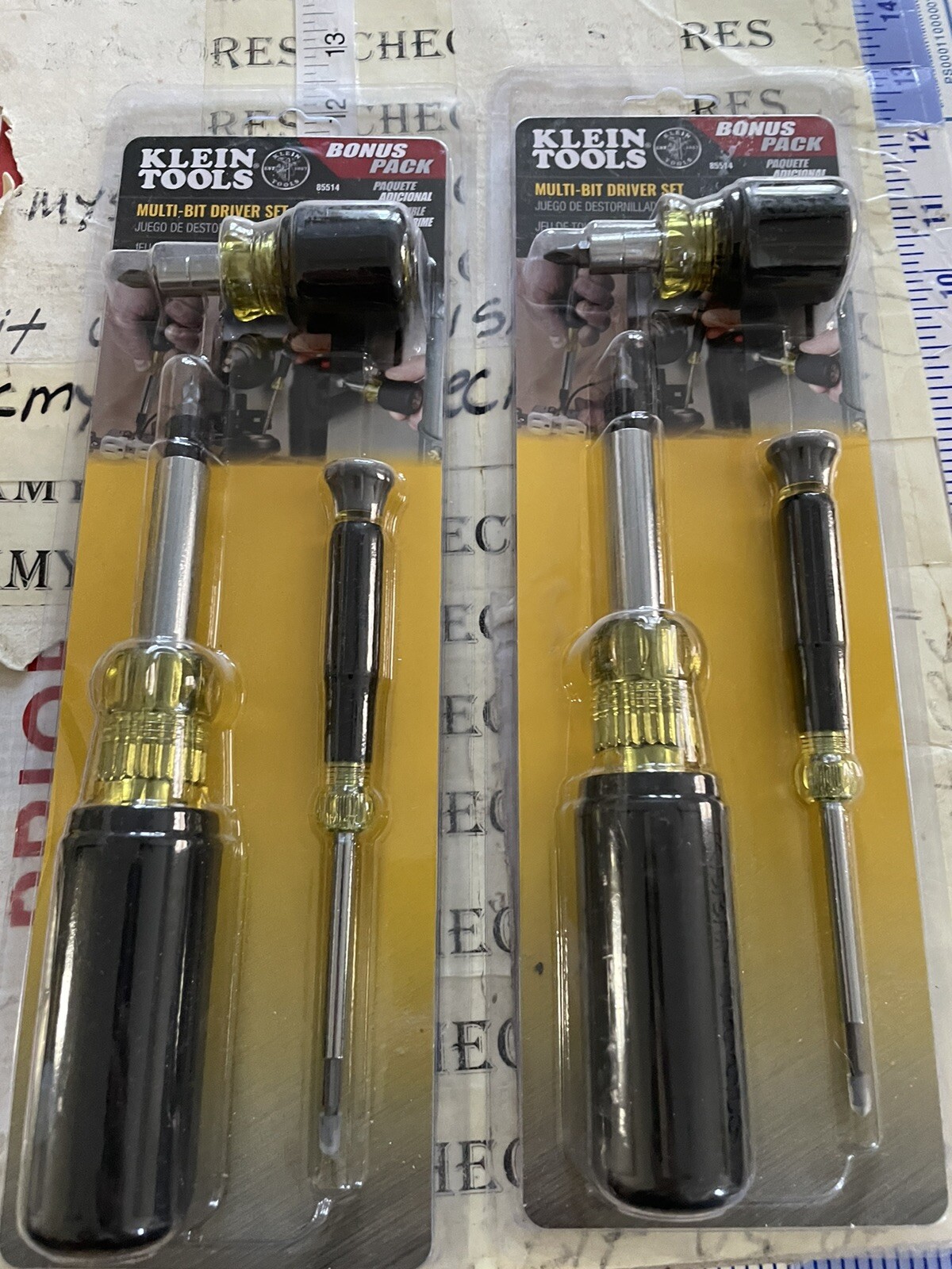 2X Klein Tools 85514 Bonus Pack Multi-Bit Driver Set – 32581 32557 32561
