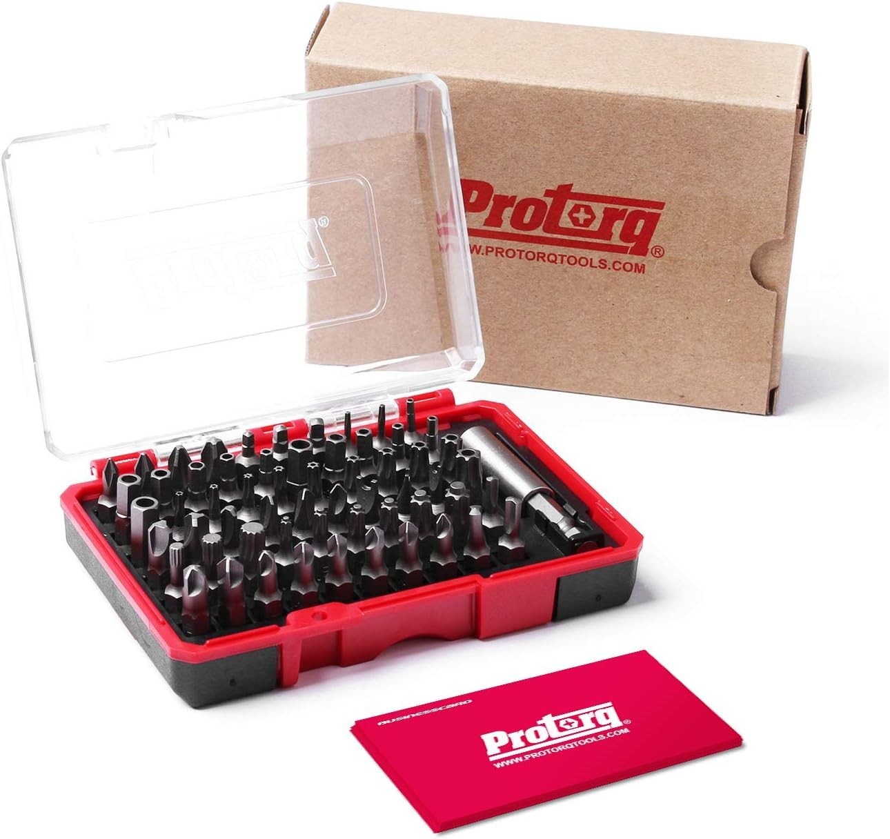 Versatile 61-Piece Bit Set with Phillips, Torx and Spline for All Applications