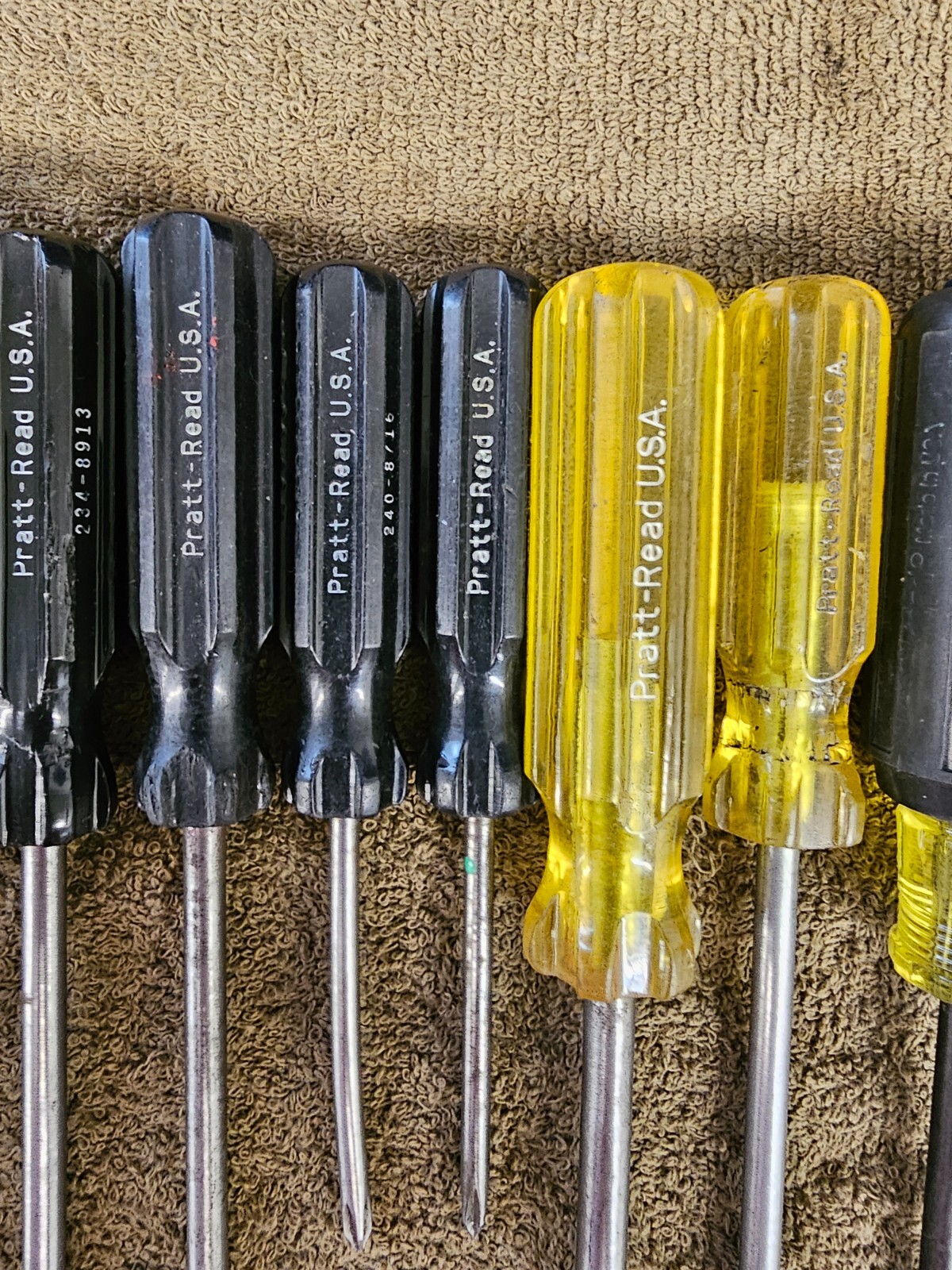 21 Pratt Read Crescent Screwdriver Set Slotted Phillips Flat Head Tip Long Short