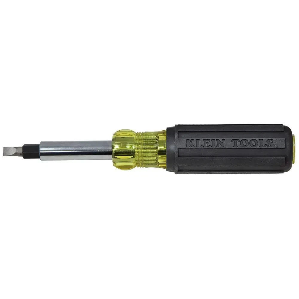 Klein Tools 32557 Multi-Bit Screwdriver / Nut Driver 10-in-1 Heavy Duty