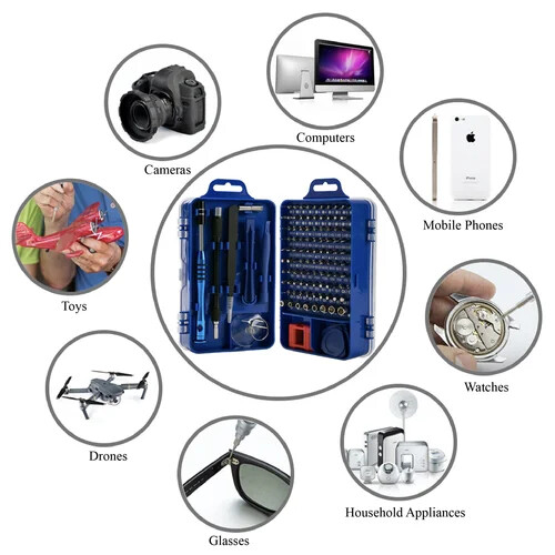 TORX Star Hex Key 90 Bit Set Pocket Knife Drone PC Fidget Spinner Tune-Up Repair