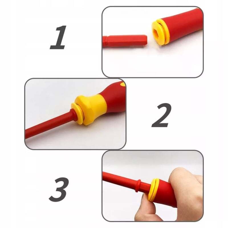 10pc Electrician’s Insulated Magnetic Electrical Hand Screwdriver Tool Set New