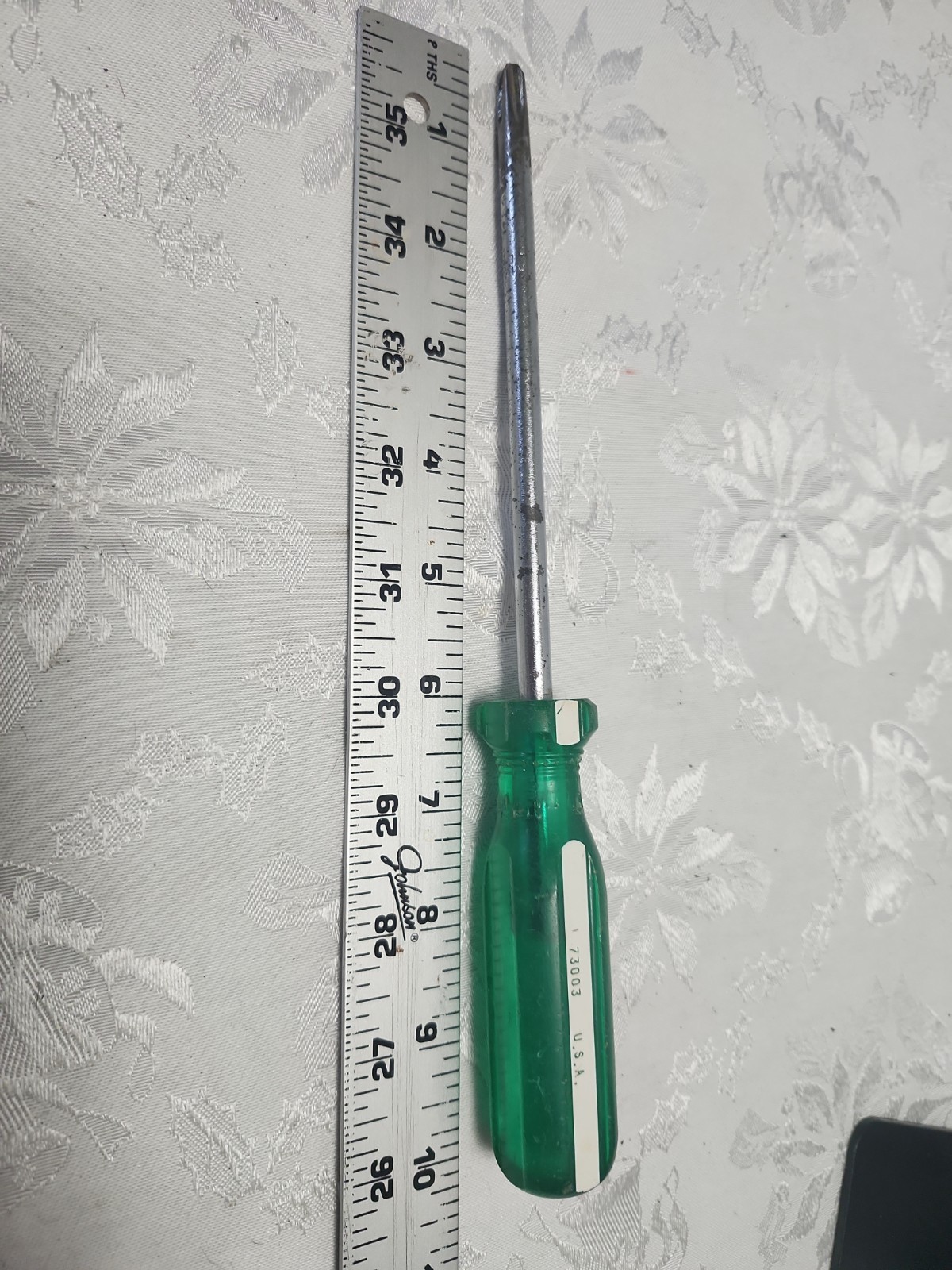 S-K Tools 73003 Phillips Screwdriver Green Handle Steel Plastic Phillips