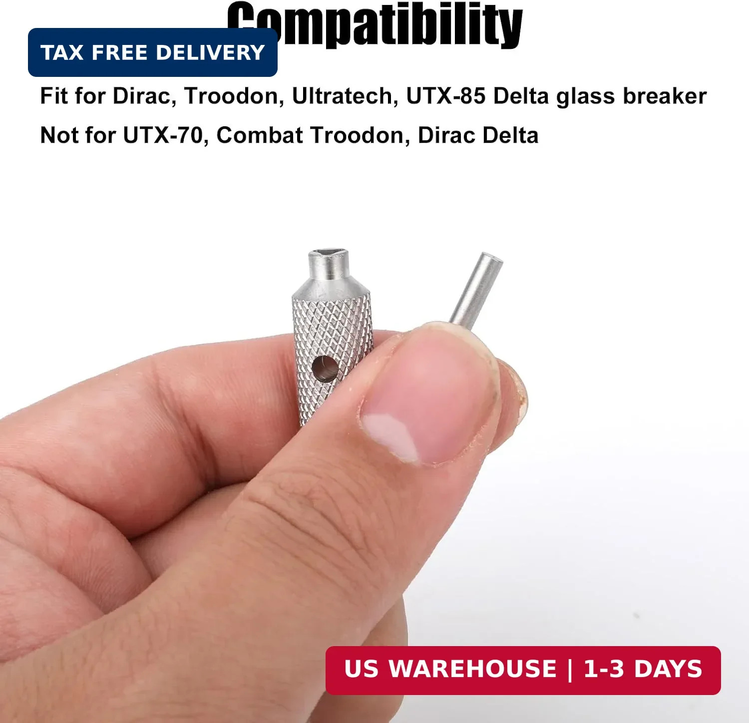 Triangle Screwdriver Removal Tool Set, Stainless Steel UT Screw Tool Kit Manual