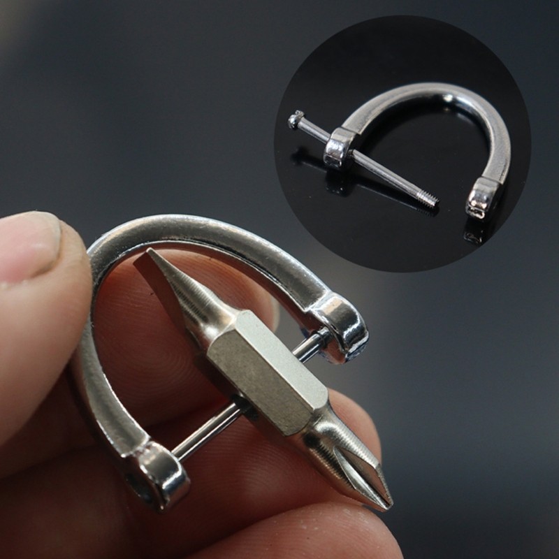 Practical Flathead Screwdriver Keychain For Everyday Carry Home And Travel Needs