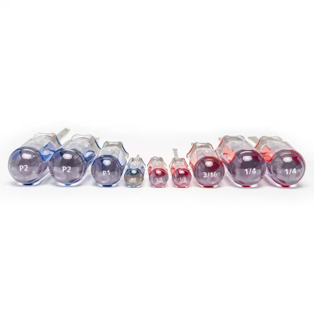 Philips and Slotted Screwdriver Set with Acetate Handles (11-Piece)