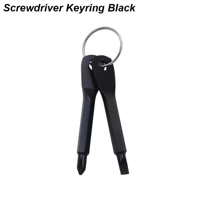NEW Mini Keychain Screwdriver Set Portable Phillips Slotted Pocket Repair Tool