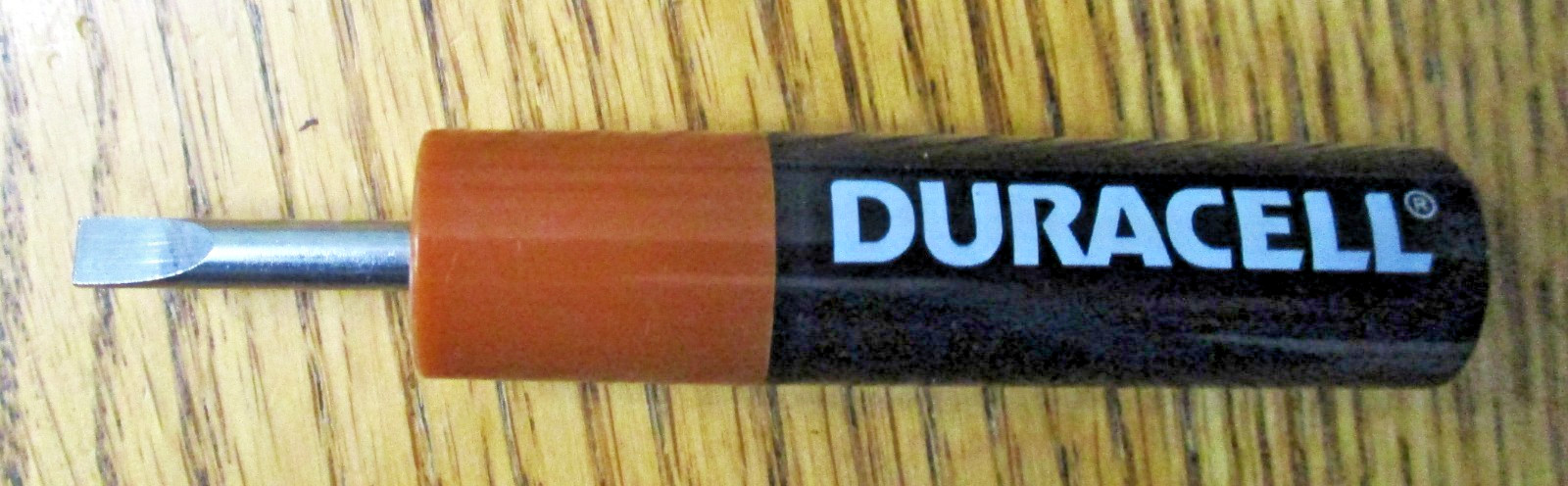 VTG Duracell Promo Battery 2 in 1 Pocket Screwdriver Philips & Flathead 3″ Small