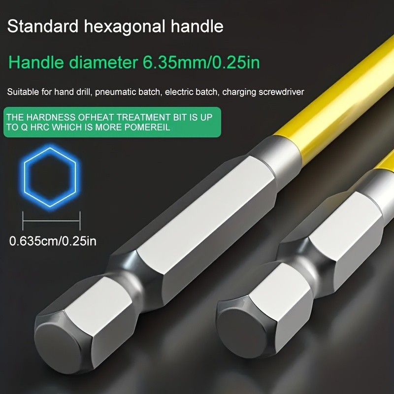 Electrician Phillips Screwdriver Bits – Magnetic S2 Steel for Electrical Repairs