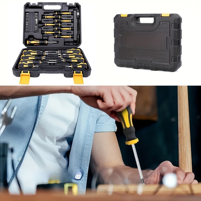 43 pcs magnetic screwdriver set with magnetizing and demagnetizing tools – inter