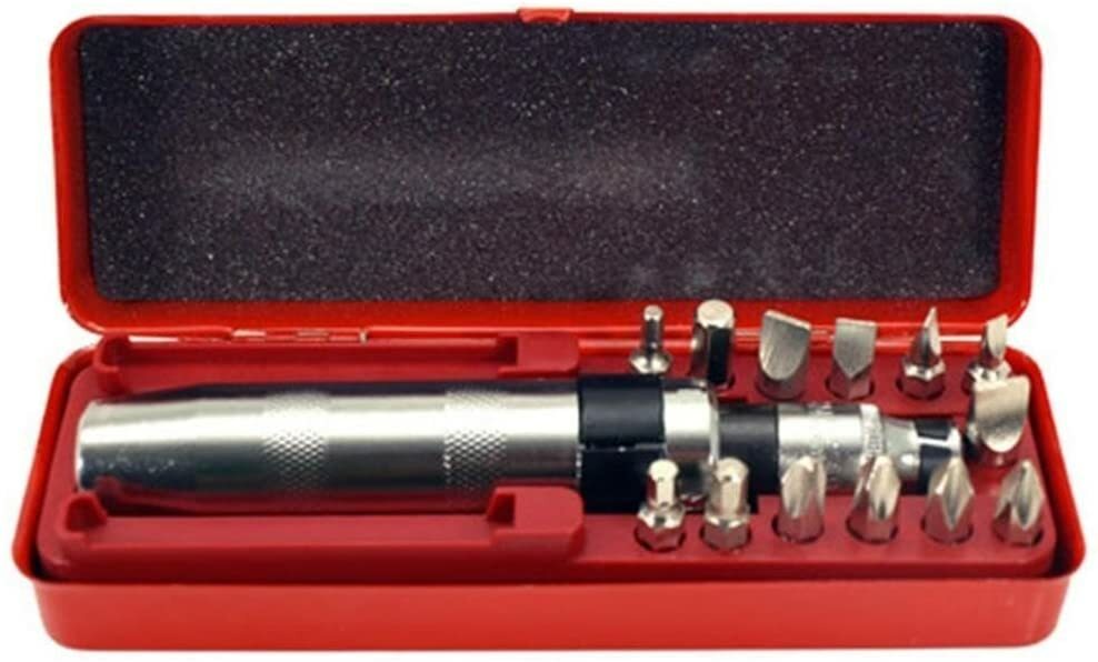 1/2″ IMPACT DRIVER Set SAE Reversible Heavy Duty Set W/ Metal case