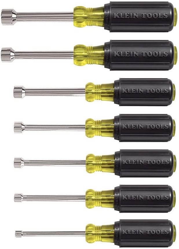631 Tool Set Made in USA Nut Driver w/Hex Sizes 3/16 1/4 5/16 11/32 3/8 7/16 and