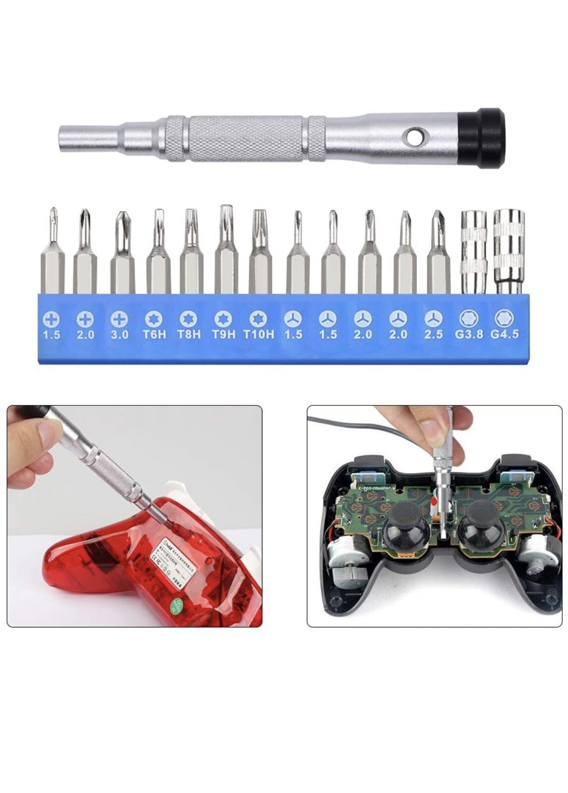 Tool Kit Repair Tools For XBox One Series S/X/360 PS5 PS4 PS3 Controller Console