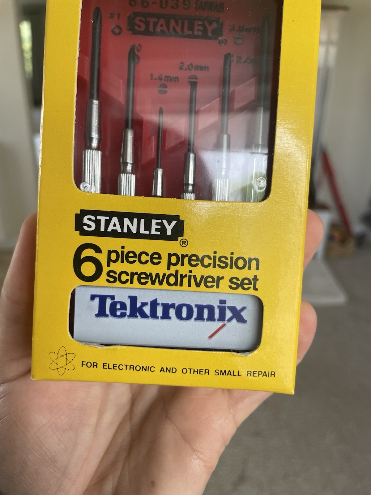 NEW Precision Screwdriver Set Phillips And Flathead STANLEY 66-039 6 PC