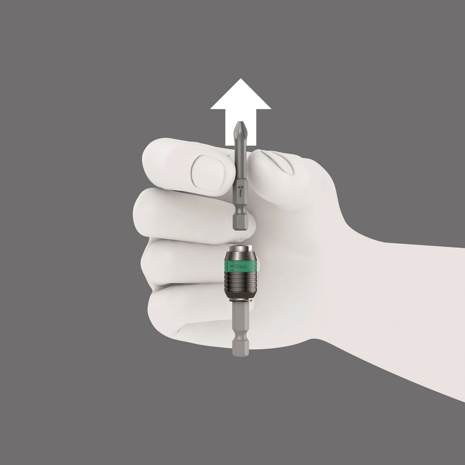 Wera 813 R Kraftform Kompakt Screwdriver With Rapidaptor Chuck 05051272001