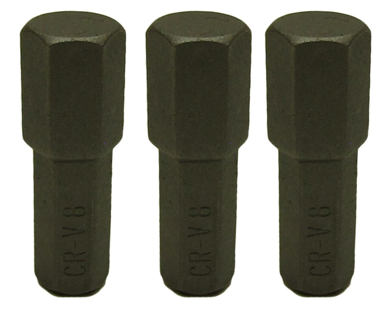3x 8mm Allen Bits H8 Metric 25mm/1″ Long 1/4″ Hex Shank Screwdriver Drill 8 mm