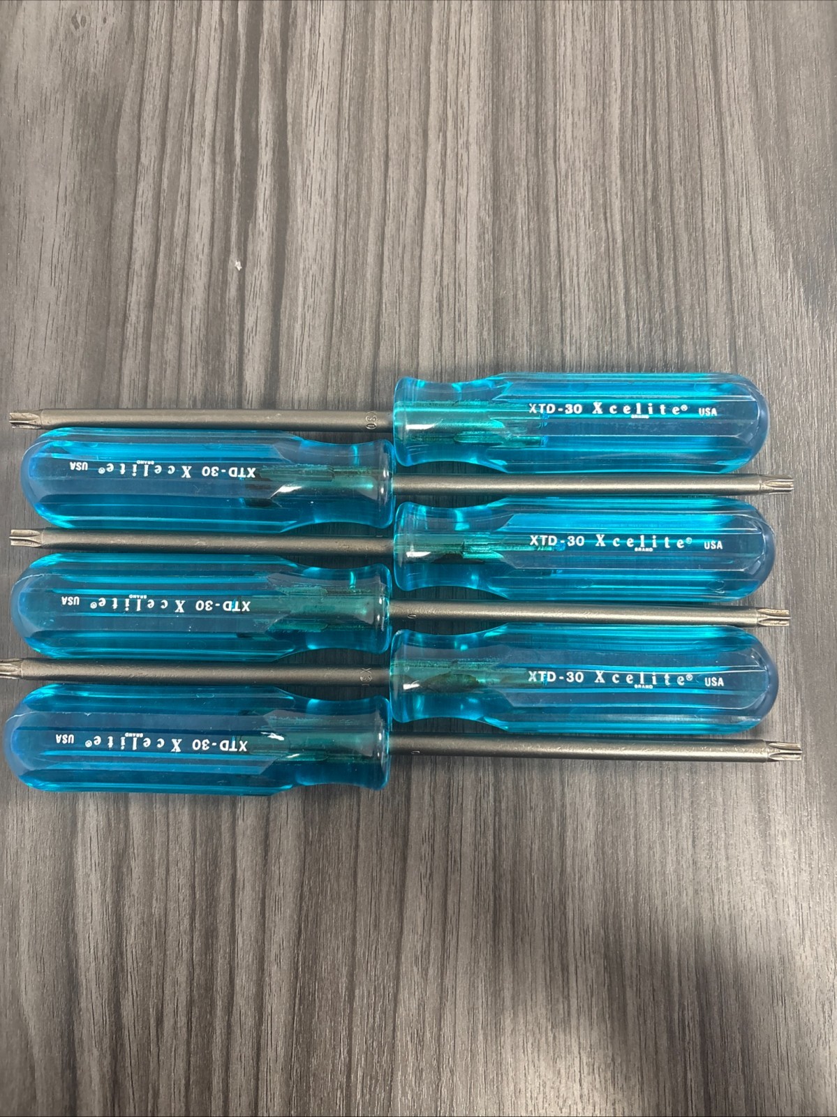XCELITE XTD30 Chromium Vanadium Steel Torx Round Blade Screwdriver, T30 Head