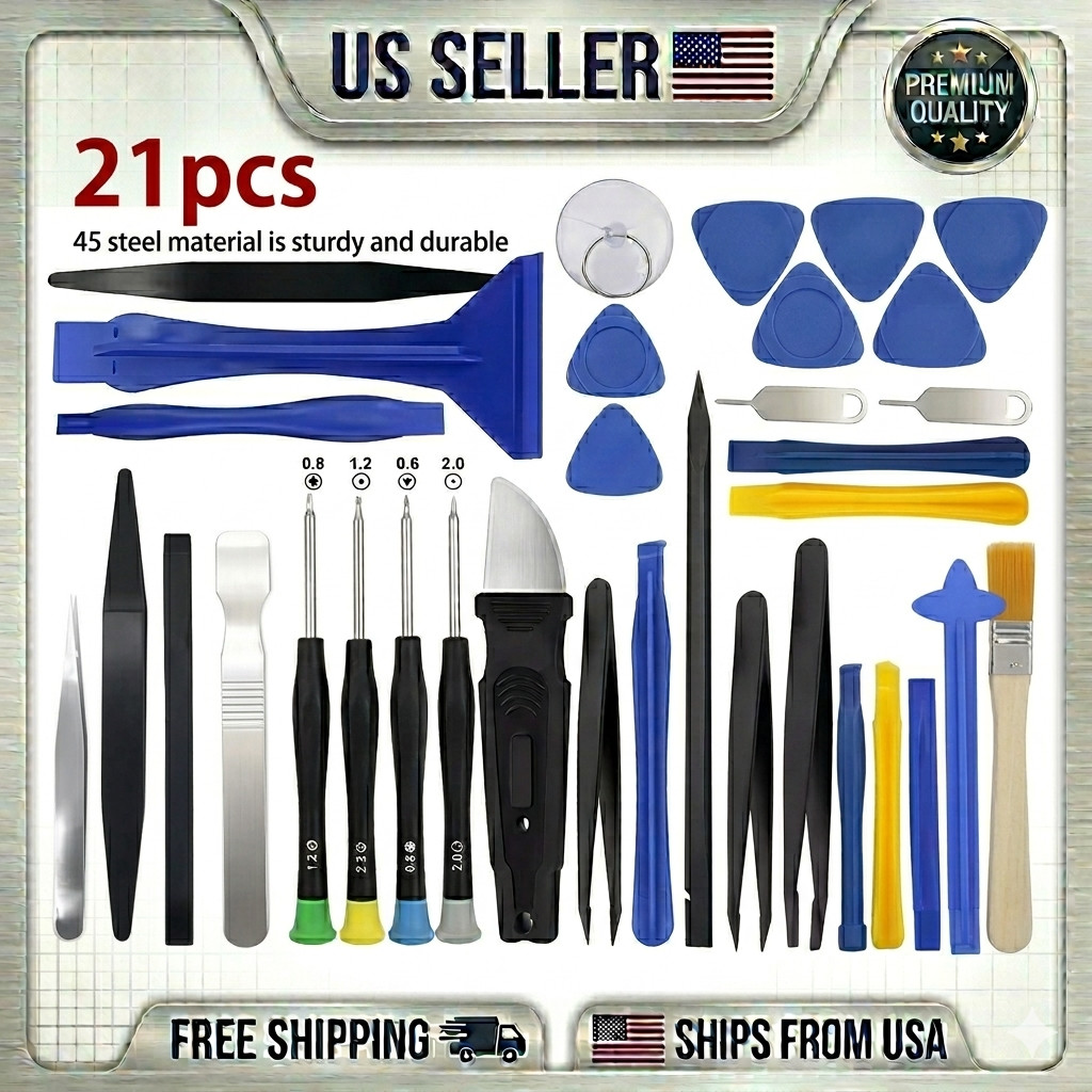 21-in-1 Precision Screwdriver Repair Tool Kit For Phone Laptop PC Electronics