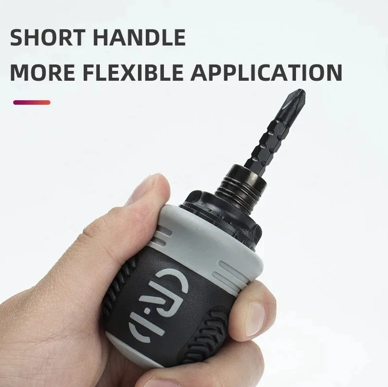 1pc Mini Ratchet Precision Screwdriver 13-in-1 Magnetic Telescopic Tool – NEW