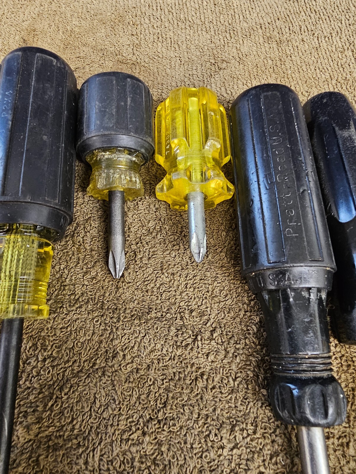 21 Pratt Read Crescent Screwdriver Set Slotted Phillips Flat Head Tip Long Short