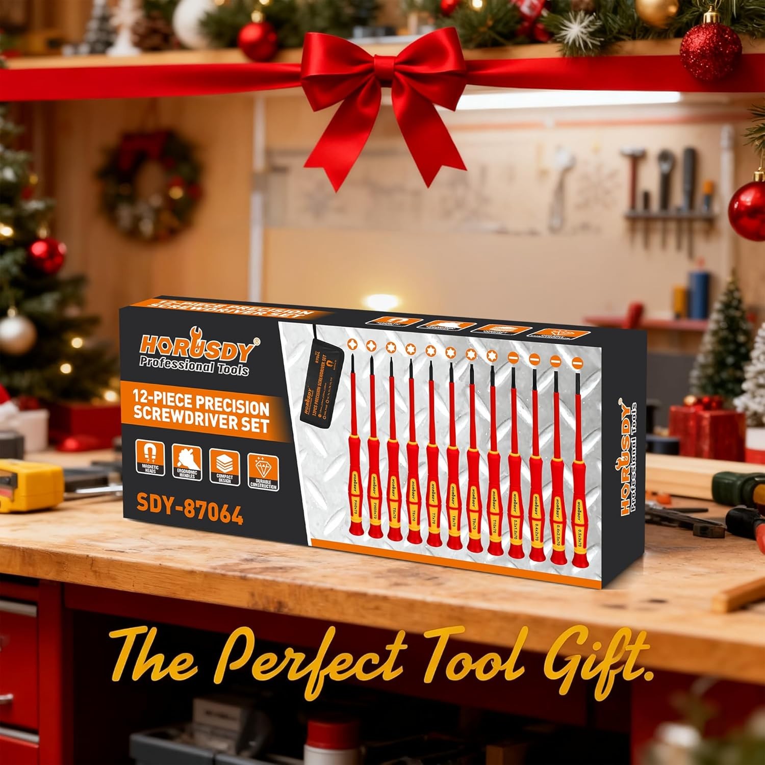 12-Piece Precision Screwdriver Set, 1000V Insulated Electrician Screwdri
