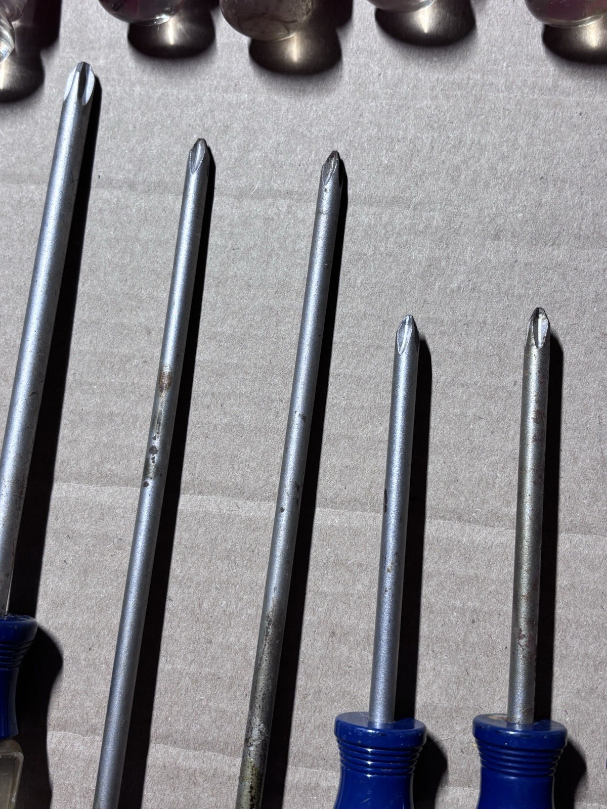 Vintage Craftsman WF USA Screwdriver Set Lot (27 Pc) Flathead Phillips Torx Blue