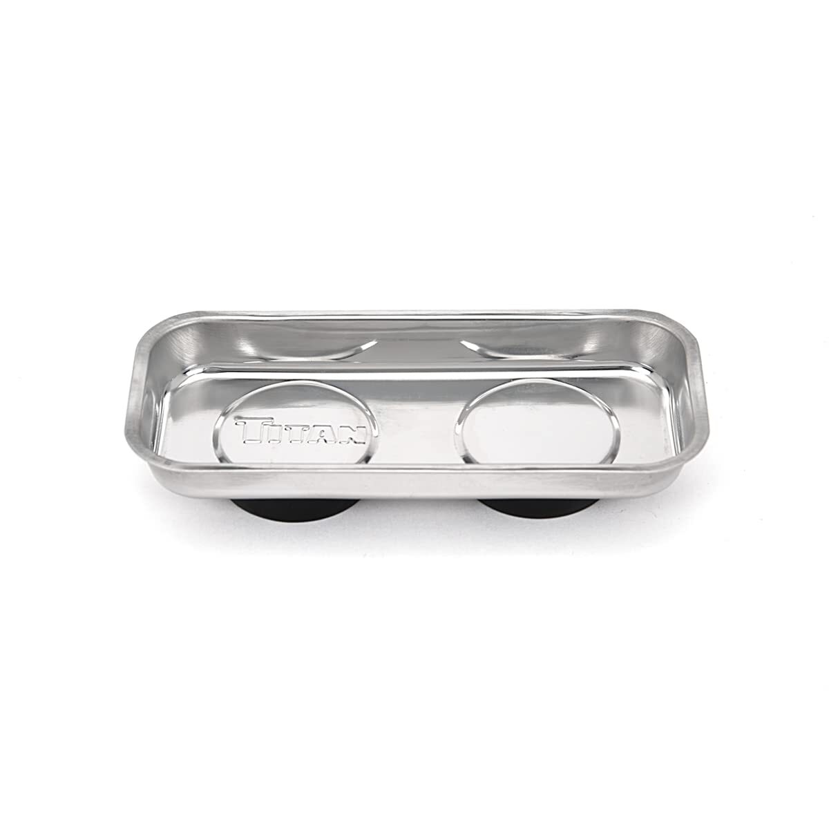 Titan Tools 5-7/8 in. x 2-1/2 in. Mini Rectangular Magnetic Parts Tray (11196)