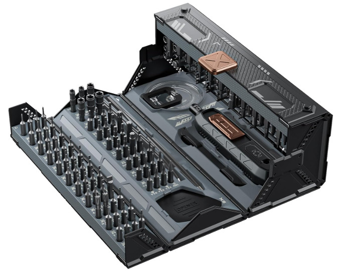 Kit destornilladores 180 en 1 magnético para PC, móvil, consolas y bricolaje.