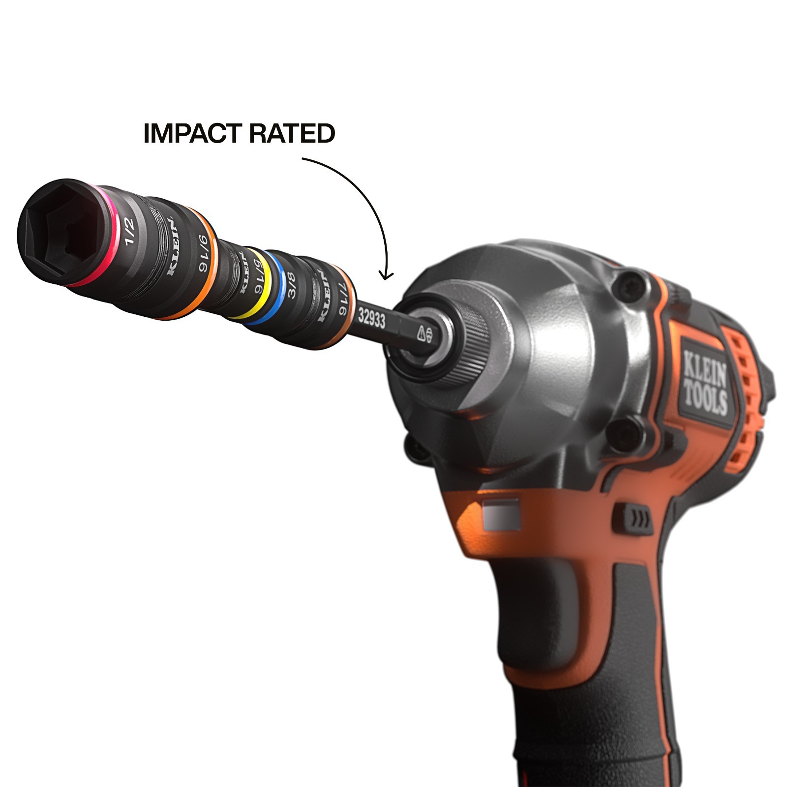 Klein Tools 32914HD 14-in-1 Impact Rated Flip Socket Set